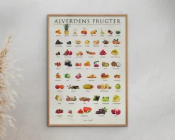 Plakat Alverdens Frugter A5