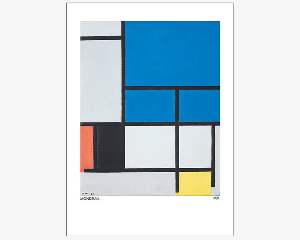 Plakat Composition - Piet Mondrian