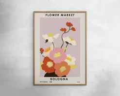 Plakat flower market 30x40 cm