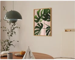 Plakat Monsteras Pink