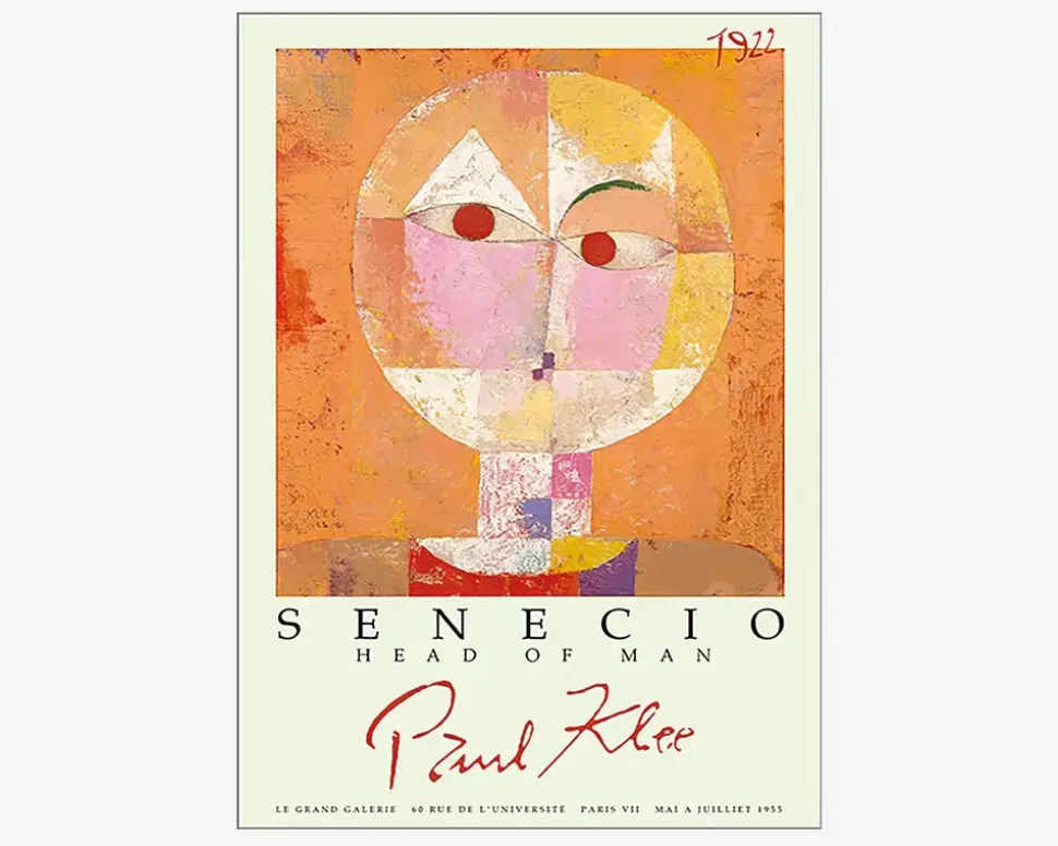 Plakat Senecio - Paul Klee