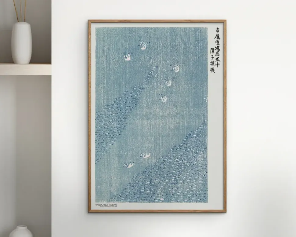 Plakat taguchi woodvlock print 30x40 cm
