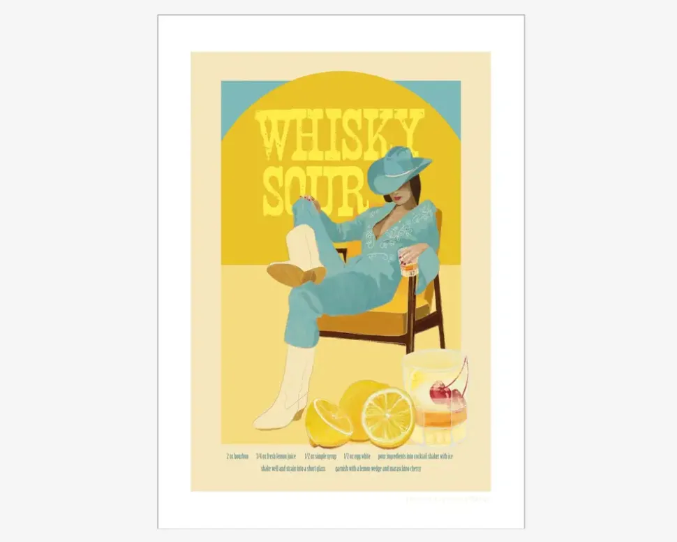 Plakat Whiskey Sour A5