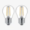 Pære Filament Krone E27 40W 2-Pak