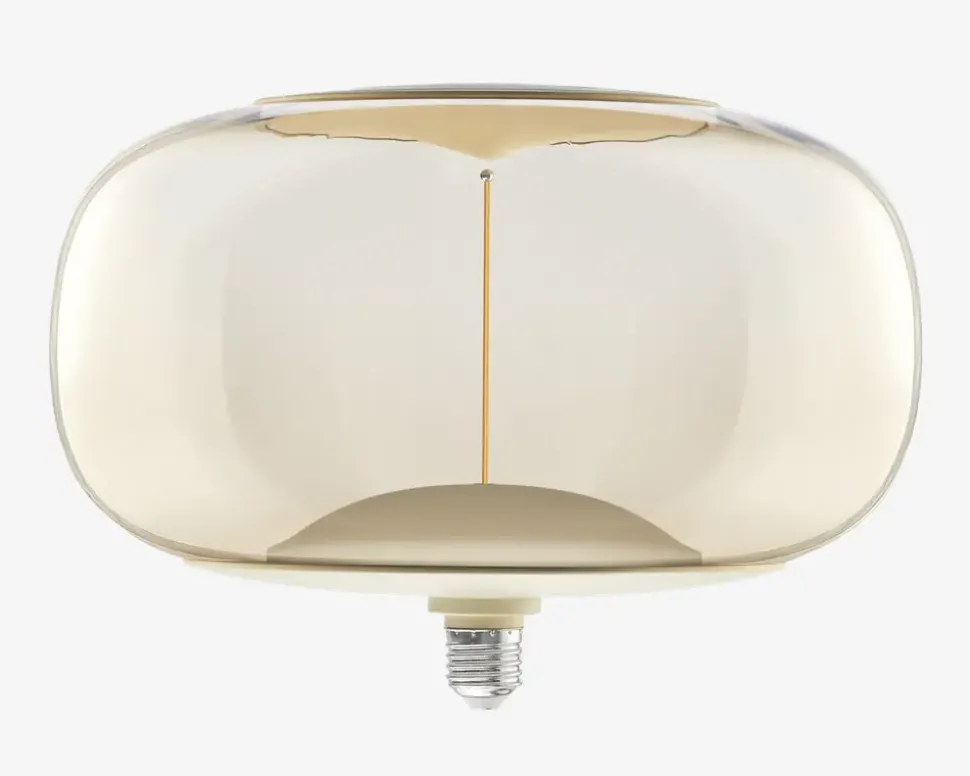 Pære Vintage ellipse guld E27 H.21 cm