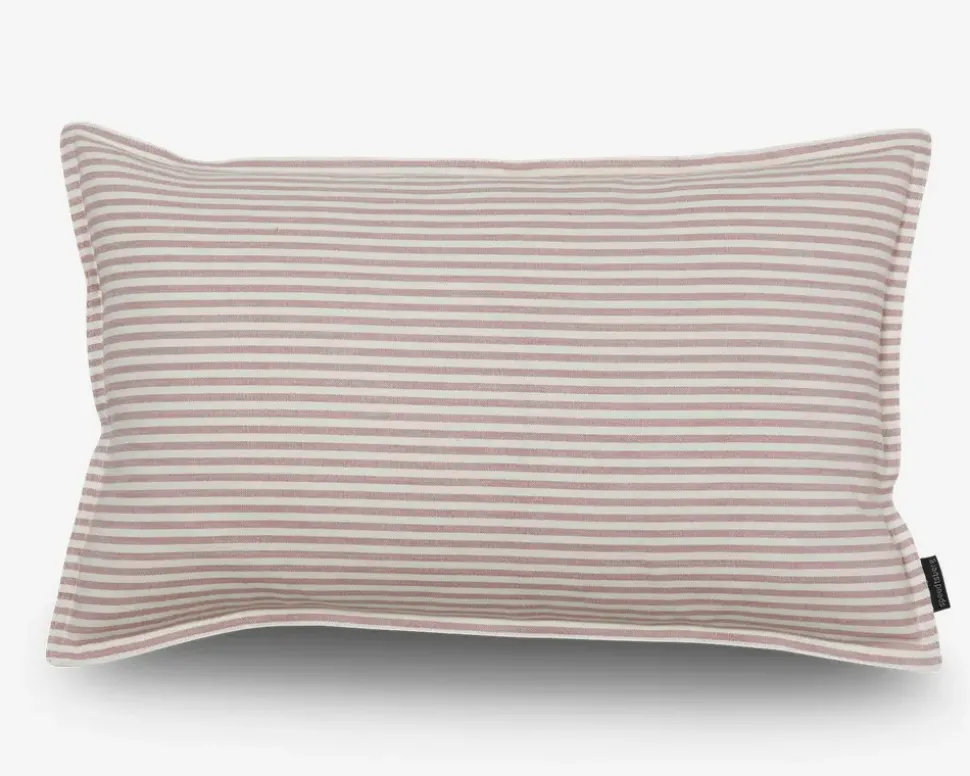Pude Striber Rose 35x55 cm