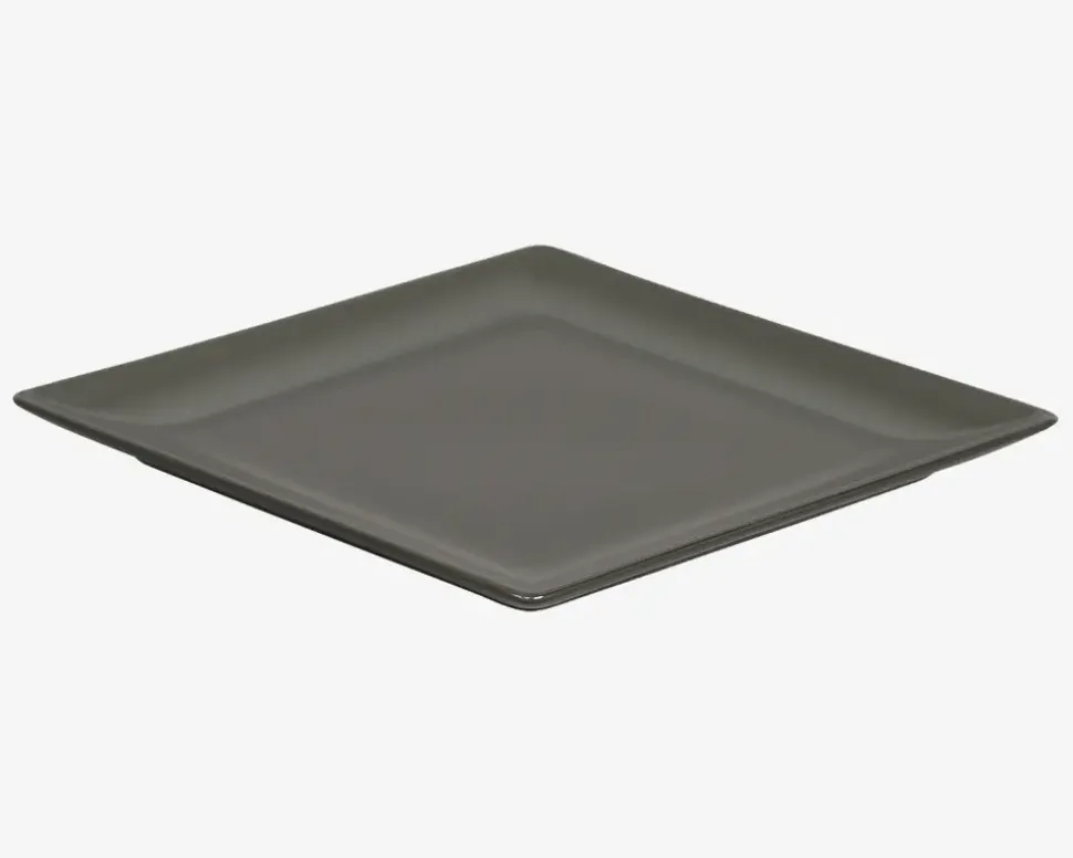Quadro Tallerken Flad 26x26 cm Sort