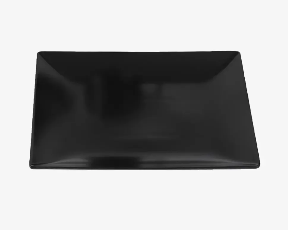 Quadro Tallerken Flad 26x26 cm Sort