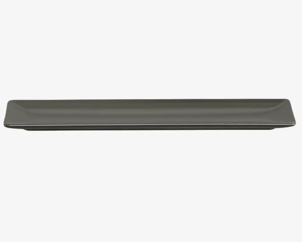 Quadro Tallerken Rektangulær 30x8 cm Sort