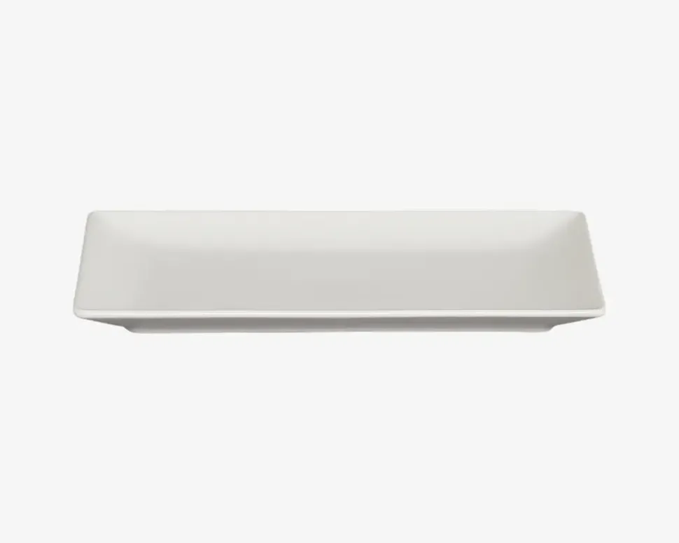 Quadro Tallerken Rektangulær 25x15 cm Hvid