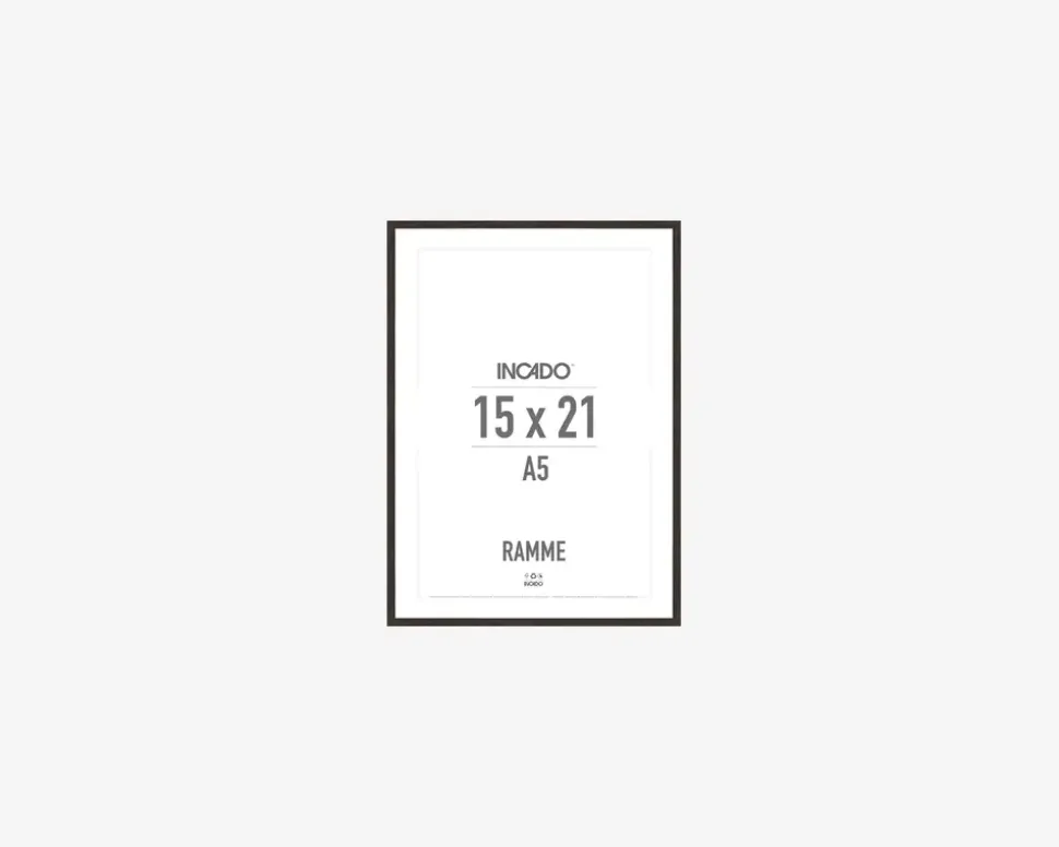 Ramme Røget Eg Slim 15 x 21 cm