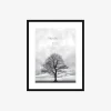 Ramme Sort Slim 40 x 50 cm