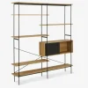 Reol sort metal/vild eg