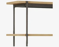 Reol sort metal/vild eg
