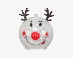 Rudolf Kugle LED Ass. Ø.8cm