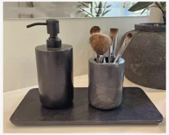 Sæbedispenser Marmor Sort