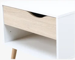 Sengebord Delta m. 1 skuffe