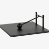 Servietholder Metal Sort 21x21cm
