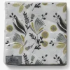 Servietter brun blomster 33x33 cm