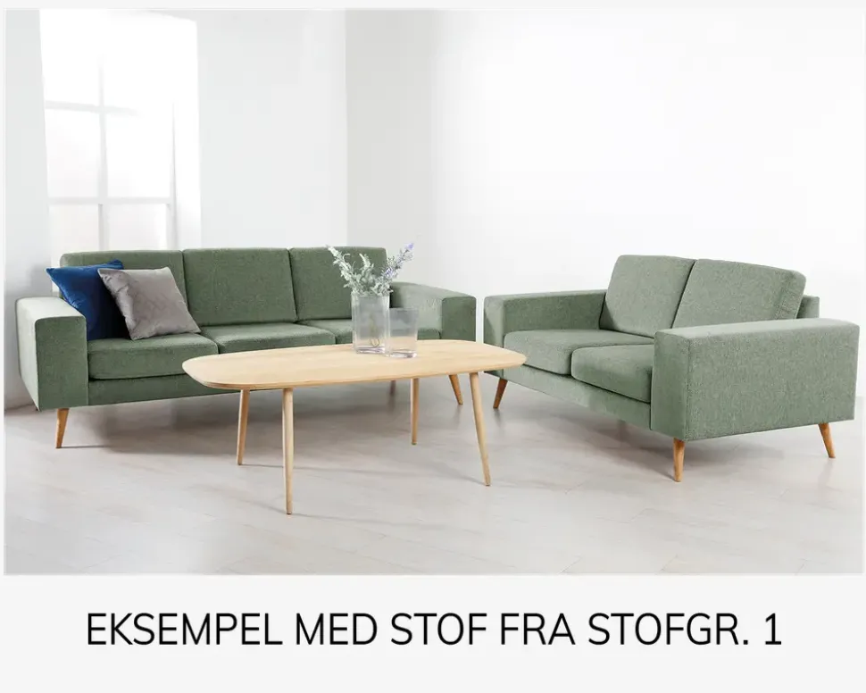 Sienna 2 Pers Sofa Stofgr. 1