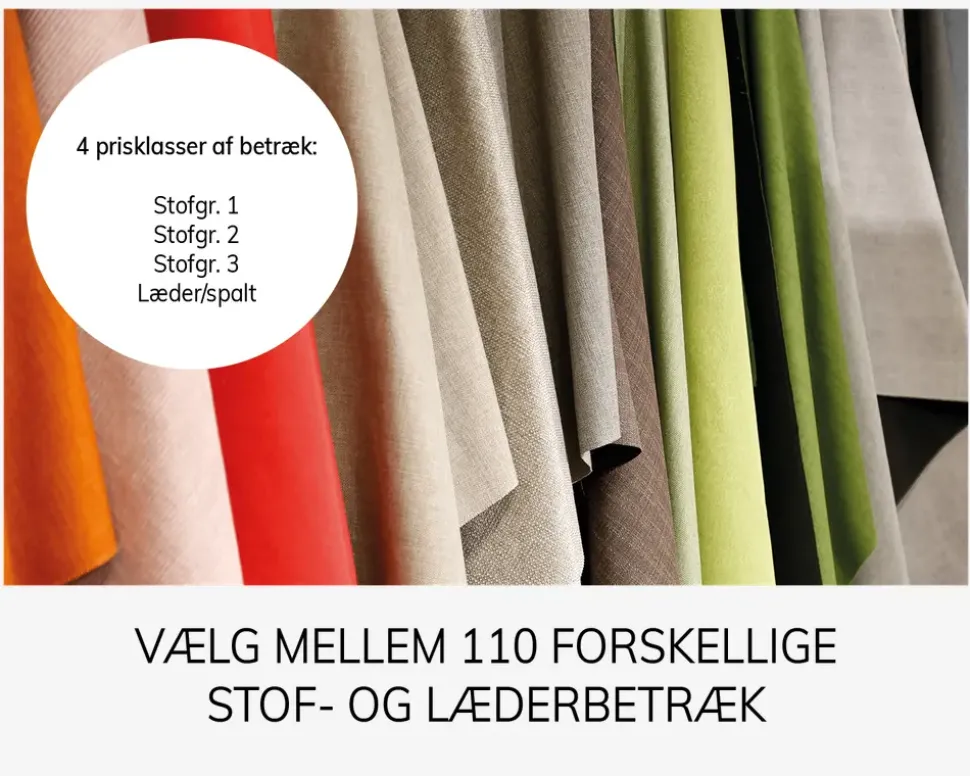Sienna Sofa Open End Venstre Stofgr. 1