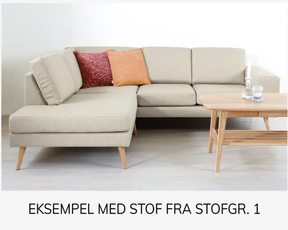 Sienna Sofa Open End Venstre Stofgr. 1