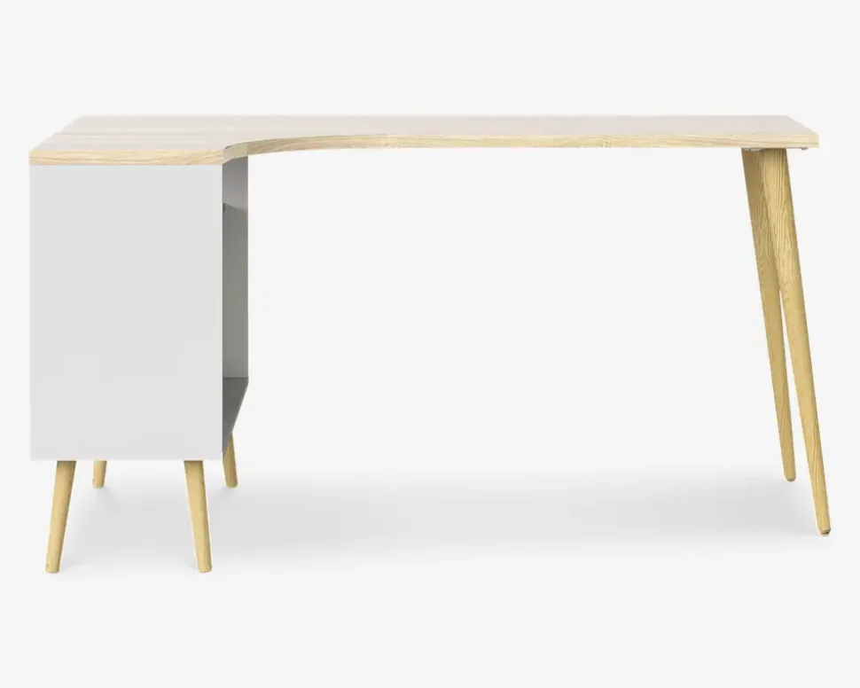 Skrivebord Delta Hvid/Eg