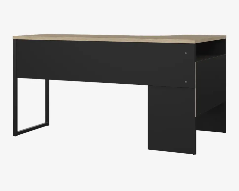 Skrivebord Hjørne Sort/eg