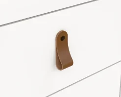 Skrivebord Madrid hvid kunstfiner
