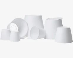 Skærm Emma Domus H. 24 cm Hvid
