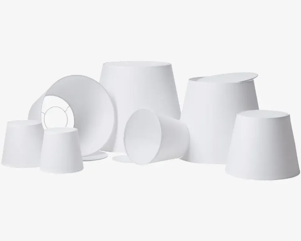 Skærm Emma Domus H. 16,5 cm Hvid
