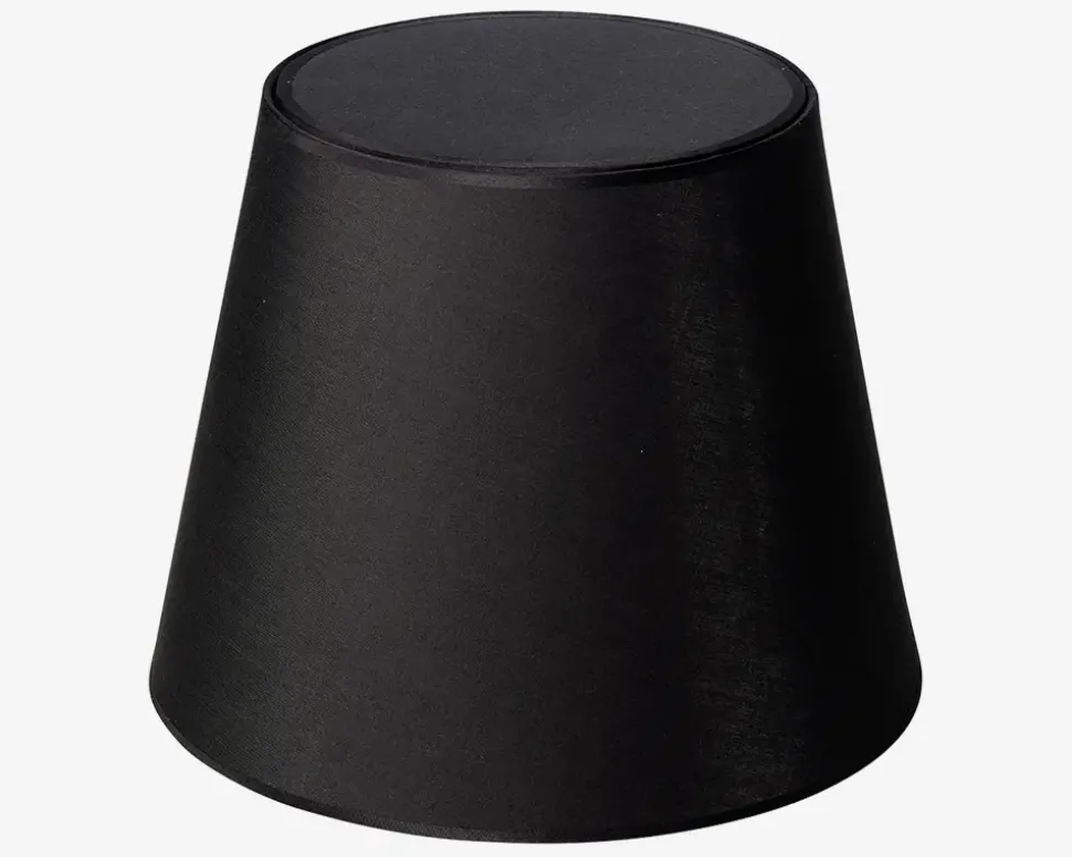 Skærm Isabella Domus sort/kobber H.28 cm