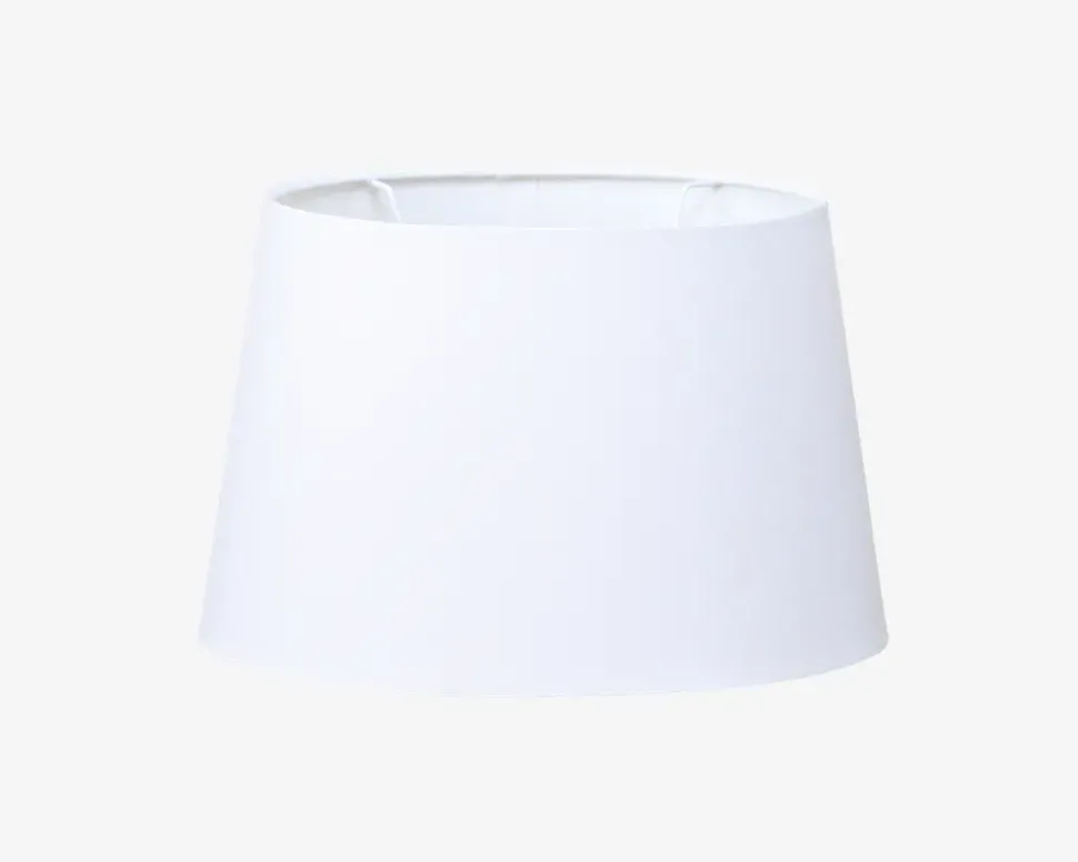Skærm Oval Hvid Ø.25 cm