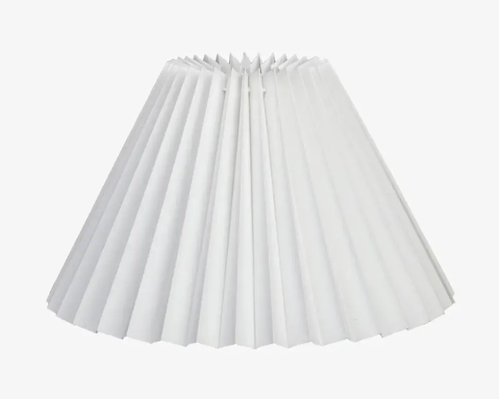 Skærm Plisse Empire Creme 18 cm