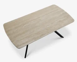 Sofabord 60x120 cm travertin