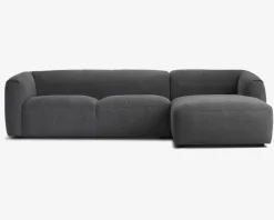 Sofa M/Chaiselong Violino Højre Grå