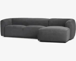 Sofa M/Chaiselong Violino Højre Grå