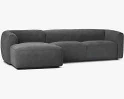 Sofa M/Chaiselong Violino Venstre Grå