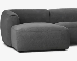 Sofa M/Chaiselong Violino Venstre Grå