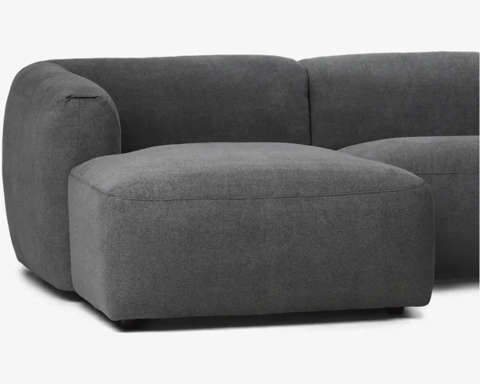 Sofa M/Chaiselong Violino Venstre Grå