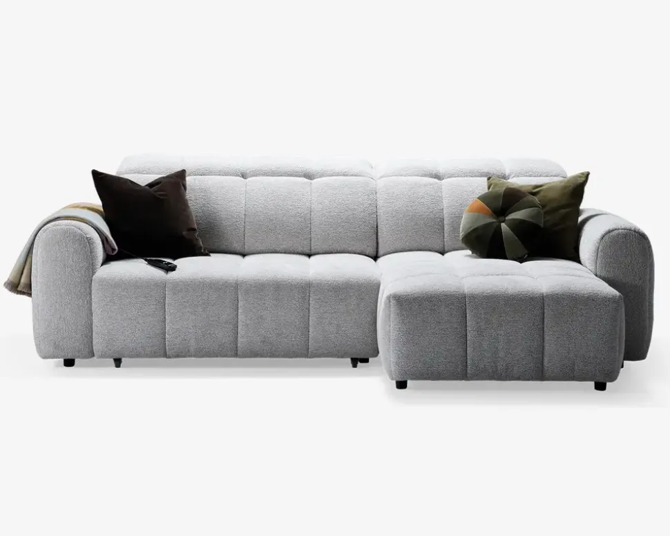 Sofa med chaiselong højre relaxfunktion