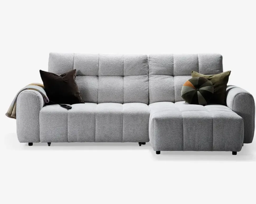 Sofa med chaiselong højre relaxfunktion