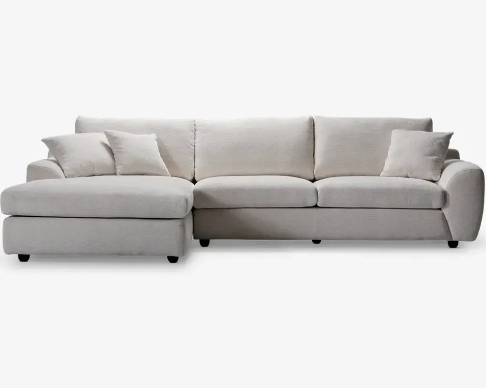 Sofa med XL-chaiselong venstre