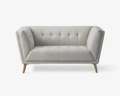 Sofa 2 Pers. Beige Stof