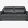 Sofa 3 Pers. Sort Læder