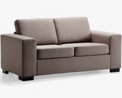 Sofa 2 pers. taupe møbelstof