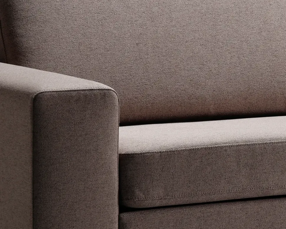 Sofa 2 pers. taupe møbelstof