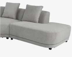 Sofa U-Shape Højre Lys Grå