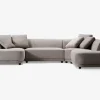 Sofa U-shape Taupe højrevendt
