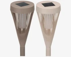 Solcellelampe udendørs ass H.46 cm